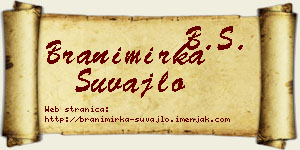 Branimirka Šuvajlo vizit kartica